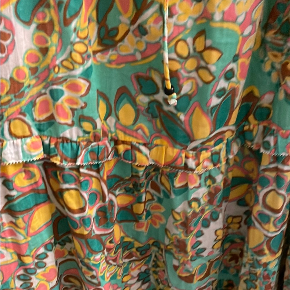 House of Harlow 1960 Green and Yellow Halter Sundress NEVER WORN, LOVE!! - Picture 4 of 8